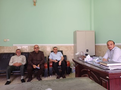 اجتماع قسم مكافحة التصحر في مركز دراسات الصحراء – جامعة الأنبار